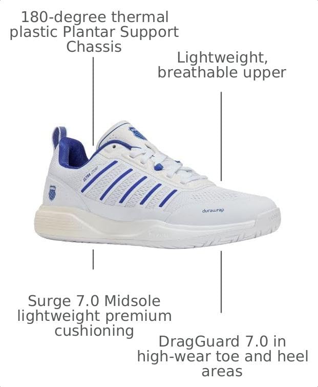 Image of K-Swiss Men's Ultra Court Pickleball Shoe