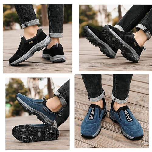 Enjerr Orthopedic Shoes Men, Waterproof Walking Hiking Shoe, Outdoor Comfortable Waterproof Orthopedic Walking2