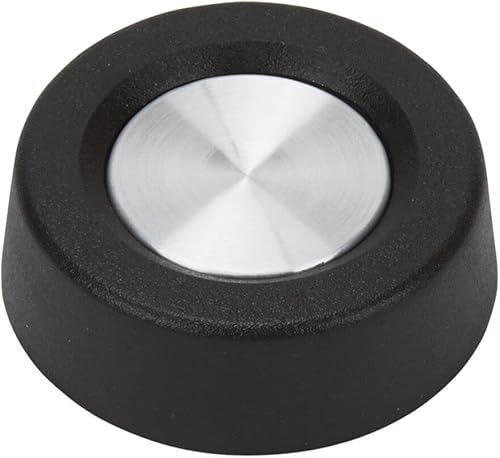 Whirlpool WP3362624 Pomo de control de lavadora de carga superior OEM, negro