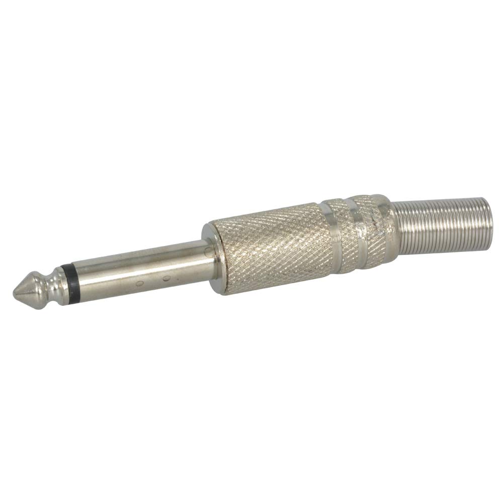 Conector de audio de 6,35 mm Jameco Valuepro con jack de un cuarto y muelle metálico mono 2