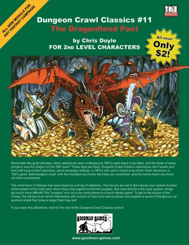 Buy The Dragonfiend Pact: An Adventure for 2nd Level Characters (Dungeon Crawl Classics) — BookShops.in