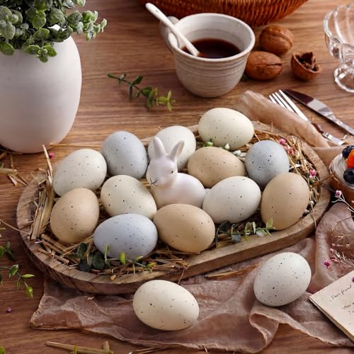 Œufs de Pâques texturés et incassables pour sublimer une table sans risque de casse