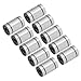 Linear Motion Bearing LM6UU Premium Alloy Steel High Precision Low Noise Smooth Gliding for CNC Machines 3D Printers Industrial Automation 6mm ID 12mm OD 19mm Length Pack of 10