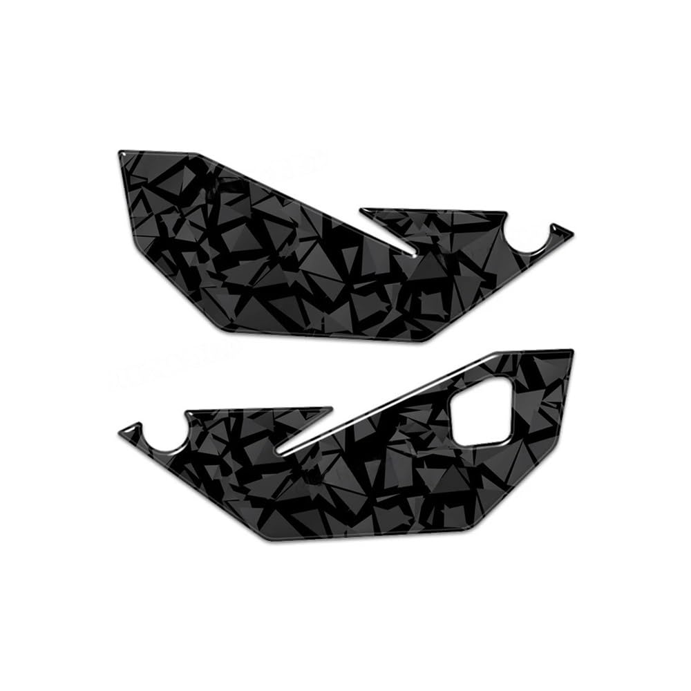 Protection réservoir Tenere 700 2025 kit autocollants moto noirs