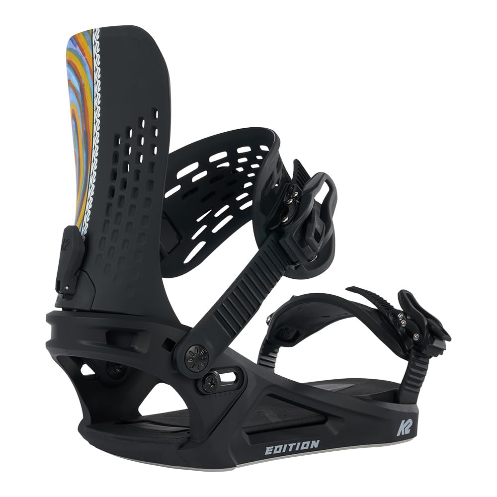K2 Edition Mens Snowboard Bindings, M: 6-10, Hypno
