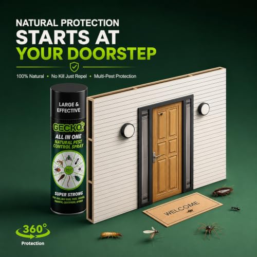 Image of All-in-One Insect & Rodent Repellent Spray | Effective Against Rats, Mice, Cockroaches, Lizards, Ants, Termites, Bed Bugs, Spiders, Flies & Centipedes | Child Safe | 120ml | Formulation XX