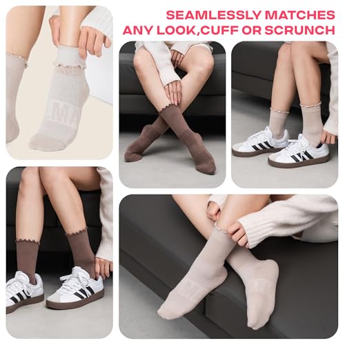 Image of CoolMate Pilates Socks with Grips for Women, Non Slip Yoga Socks