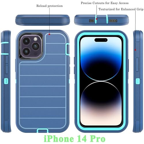Coque anti-chute iPhone 14 Pro robuste pour éviter la casse d'écran et d'objectif