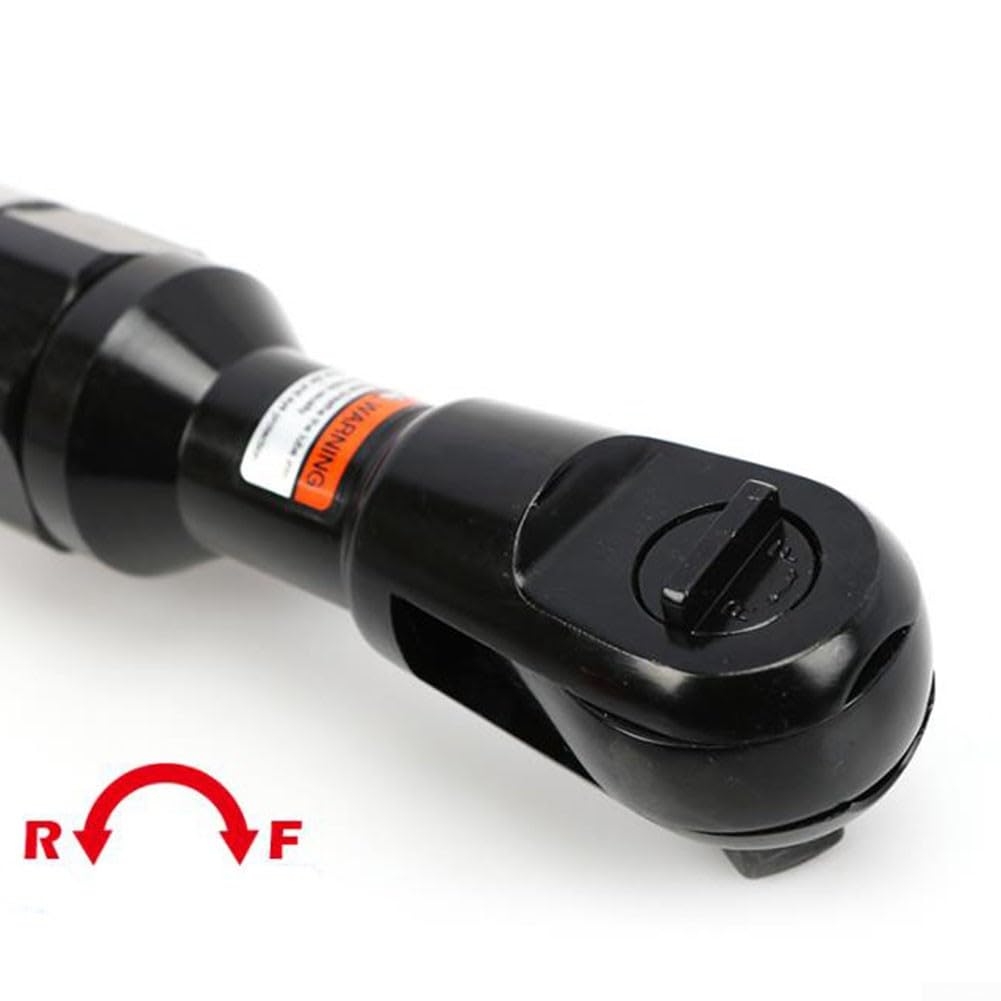 Llave de trinquete neumática, llave neumática de 1/2, ajuste de enchufe reversible 90 grados recto
