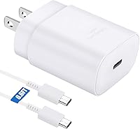 Vista 13 de Cargador súper rápido tipo C, cargador de pared USB C de 25W, bloque de carga rápida y cable de 8 pies para Samsung Galaxy S25/S24/S24