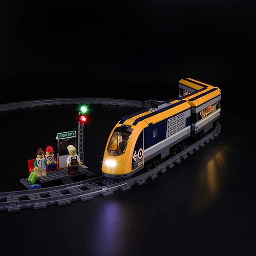 Miniatura 5 de Lightailing Juego de luces para el modelo de bloques de construcción (tren de pasajeros de ciudad) - Kit de luces LED compatible con Lego 60197 (no