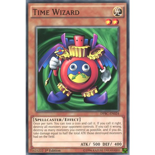 YuGiOh: DPBC-EN024 1st ed Time Wizard Common Card