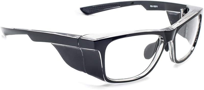 Radiation Safety Glasses, Leaded Glass Lenses with .75mm Pb Lenses. Model 15011