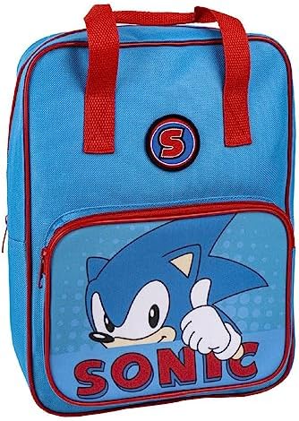 CERDÁ LIFE'S LITTLE MOMENTS Sonic The Hedgehog Backpack For Kids - 25x31x10cm School Backpack With 3D Elements