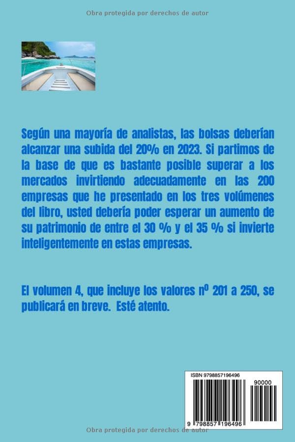 Miniatura 2 de ATENCIÓN! ESTE NO ES UN LIBRO DE ASESORAMIENTO FINANCIERO SINO una LISTA de 50 ACCIONES (151-200) exitosas (25% CRECIMIENTO ANUAL promedio) (JUST a