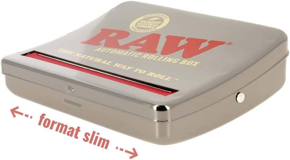 Natural Unrefined Rolling Papers - Automatic Rolling Box - 110mm King Size