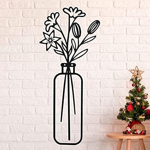 JSY-UP Metal Flower Wall Decor - Kitchen Bathroom Decor Wall Art - Wall Decorations for Living Room - Housewarming Gifts for New Home -Lily Cover
