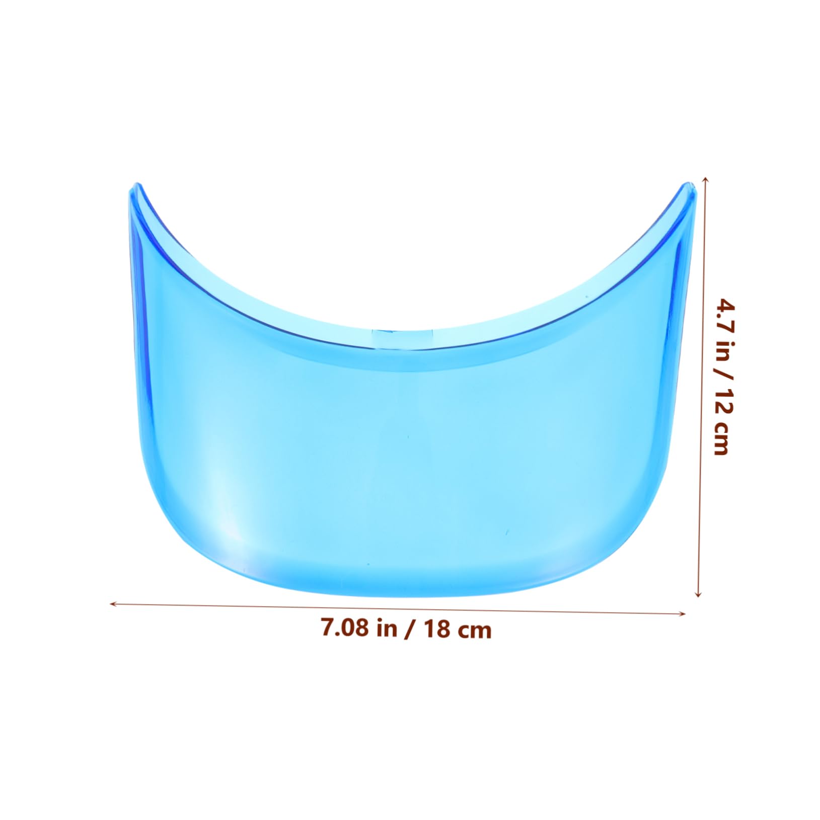 BESPORTBLE 4stücke Sonnenvisier Transparent Ersetzen Hutvisier Sonnenschutz UV Schutz Visier zum Selbermachen für Fahrradhelme Outdoor Aktivitäten