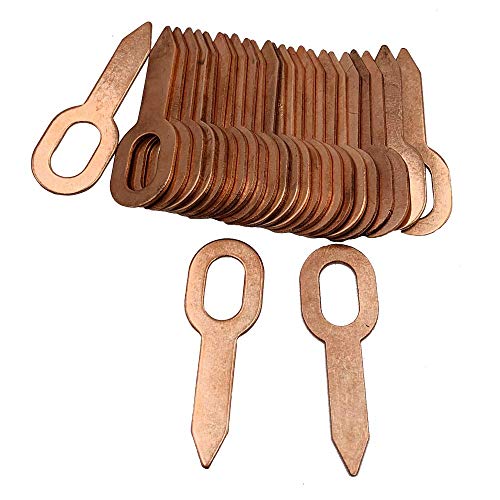 50 PCS/Set 55.5mm Copper coated Stainless steel Dent Puller Rings For Spot Welding Car Body Panel Pulling Washer Tool