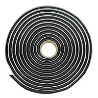 Butylrundschnur Klebeband, Windschutzscheibe Gummi Streifen,Dichtband Selbstklebend, Wasserdichtes Dichtmittel Dichtungband, Auto-Kantenschutzdichtung, 4m
