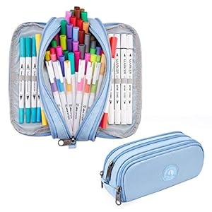 Pennenetui, grote inhoud, pennenhouder, Oxford-stof, grote opslag, schrijfwaren, organizer, school, universiteit…