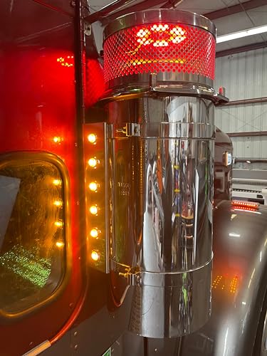 Freightliner Classic, XL 11 Inch Air Cleaner Rear Light Boxes Set miniatura 2