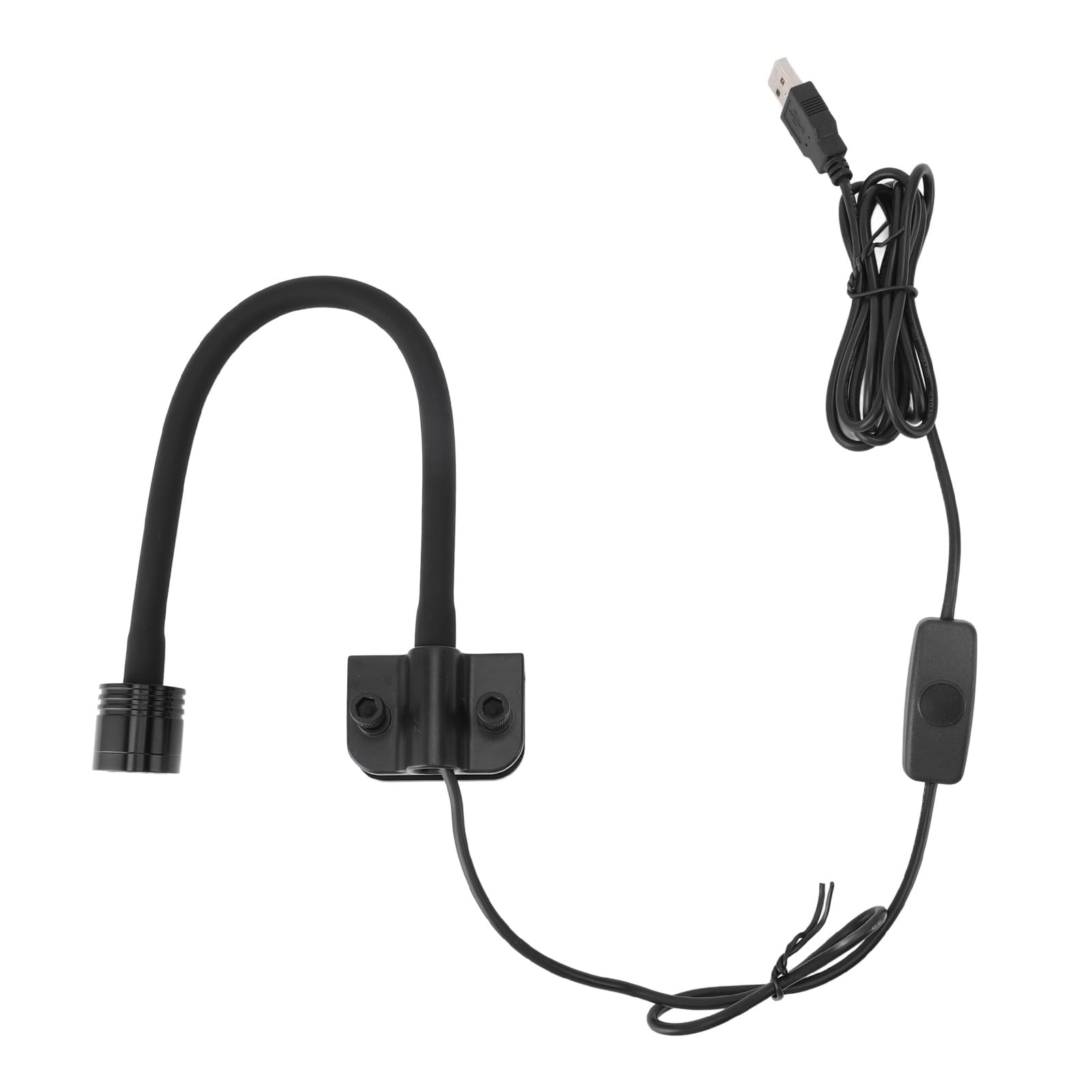Luz LED para Acuario, Luz con Clip para Pecera, Bombillas LED de Ahorro de Energía, Lámpara con Abrazadera de Brillo Ajustable de 360 ​​grados para Pecera de 3 a 6 Galones (Luz