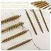 7-Piece Brass Wire Brush Kit，Stainless Steel Bottle Brush for Tube, Bottle, and Pipe Cleaning