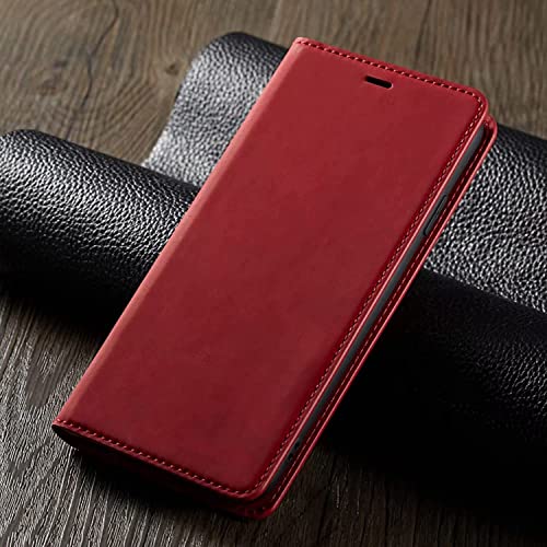 Coque iPhone 11 Pro Max rouge style portefeuille pour vos sorties - 3