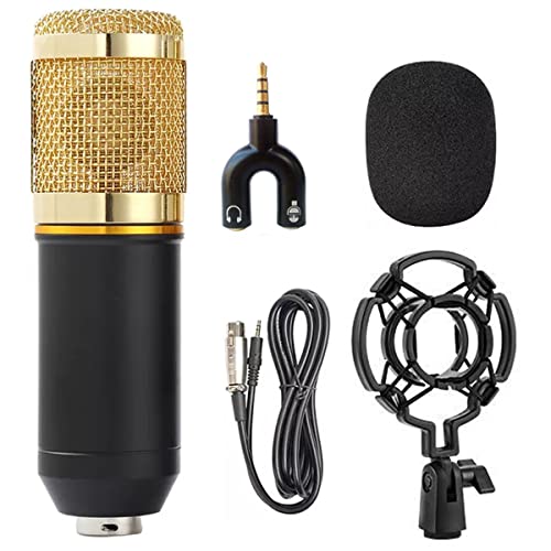 DEVICE OF URBAN INFOTECH BM 800 Microphone for Broadcasting & Recording Microphone Set with Shock Mount Ball-Type Anti-Wind Foam Cap and XLR Cable to 3.5 mm Cable DEVICE OF URBAN INFOTECH BM 800 Microphone for Broadcasting & Recording Microphone Set with Shock Mount Ball-Type Anti-Wind Foam Cap and XLR Cable to 3.5 mm Cable