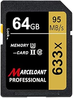 32GB Memory Card, Marceloant Professional 633 x Class 10 UHS-II U3 Memory Card