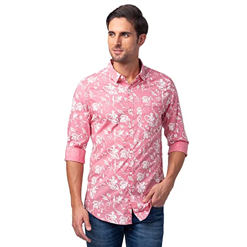 Image of Spykar Full Sleeves Slim Fit Shirt for Men