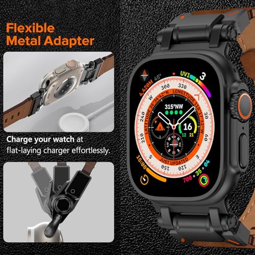 Image of KADES Rugged TPU Sport Band for Apple Watch Ultra 3 /2 /1 49mm, Metal Connectors for Apple Watch Series 11 /10 /SE3 46mm Series 9 /8 /SE2 /7 /6 /SE /5 /4 /3 /2 /1 45mm /44mm /42mm