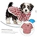 CORHAD Pet Dog Sweater Warm Costume for Festivals Adorable Red Design Comfortable Wear for for Special Occasions and Photos Small