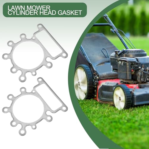 YINETTECH Uszczelka głowicy cylindra kosiarki do trawy, kompatybilna z Briggs & Stratton, kompatybilna z uszczelką silnika kosiarki Intek OHV OE 273280S 272614, 2 szt
