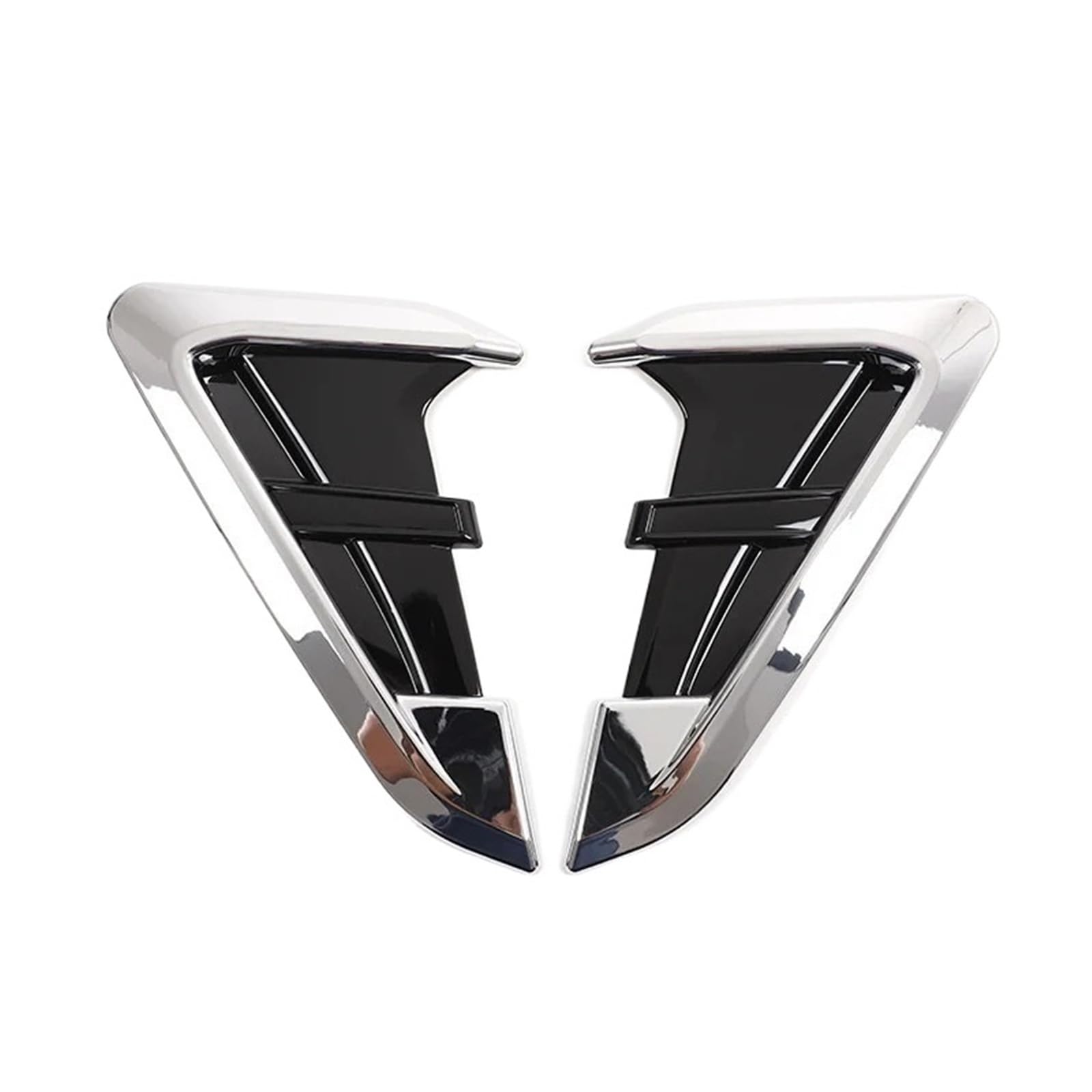 Car Front Fender,Thunder Edition Side Air Vent Cover Sticker,ABS Compatible for BMW X3 G01 X4 G02 2018-2021,With M Logo,Replacement Parts(For X3 Silver)