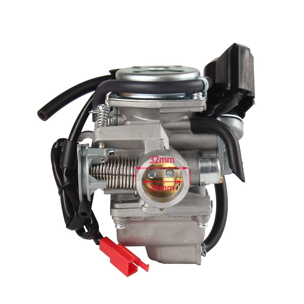 Montaje Carburador Piezas De Motocicleta, Carburador De Motocicleta, Carburador GY6 PD24J 125cc 150cc para Baja Scooter ATV Go Kart Scooter 125cc PD24J Conjunto Carburador