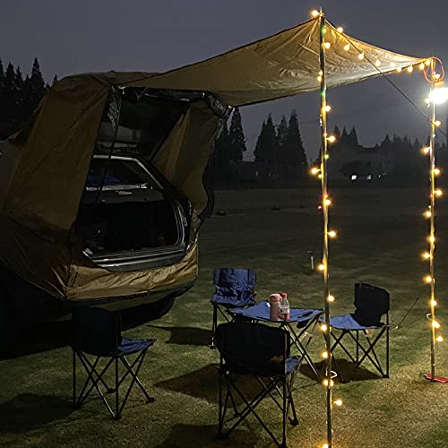 Universal SUV Camping Tent Car SUV Trunk Tent Rear Awning Sunshade Rainproof Canopy for Camping BBQ - Thumbnail 5