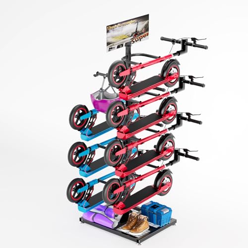 Scooter & Bike Storage Rack for Multiple Vehicles
