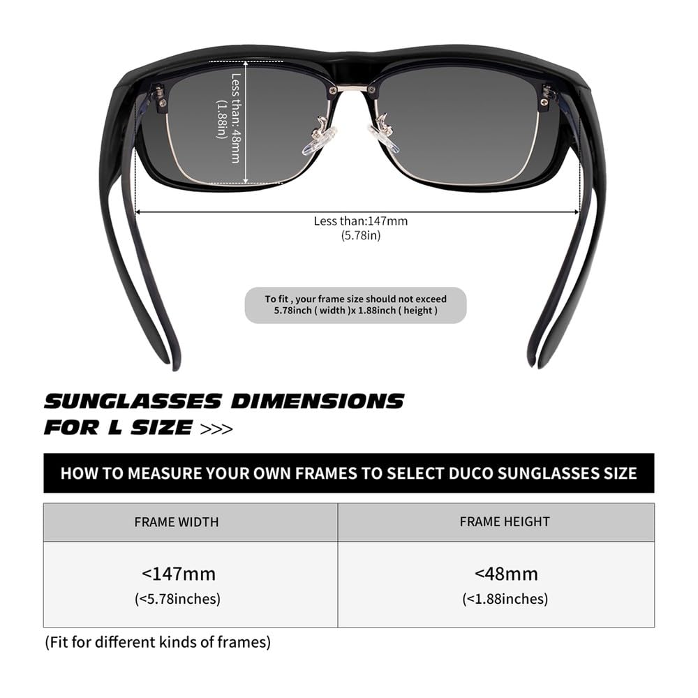 Lunettes de soleil polarisées pour hommes et femmes, adaptées aux lunettes de soleil enveloppantes, lentilles de sol pour femmes et hommes UV400