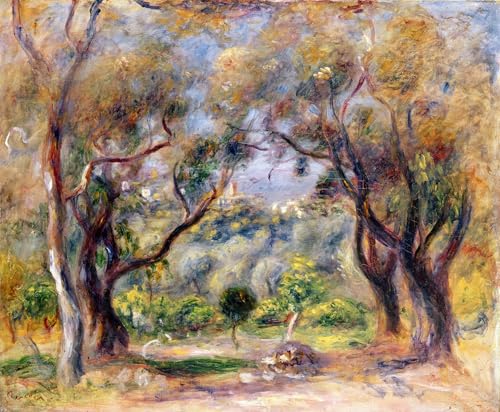 Toile paysage Renoir pour habiller un mur vide et illuminer une chambre sombre