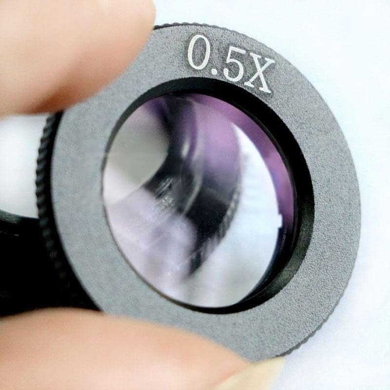 顕微鏡アクセサリーキット 0.5X 単眼 Microscopio 補助対物レンズ M24 x 0.75 顕微鏡 顕微鏡スライド