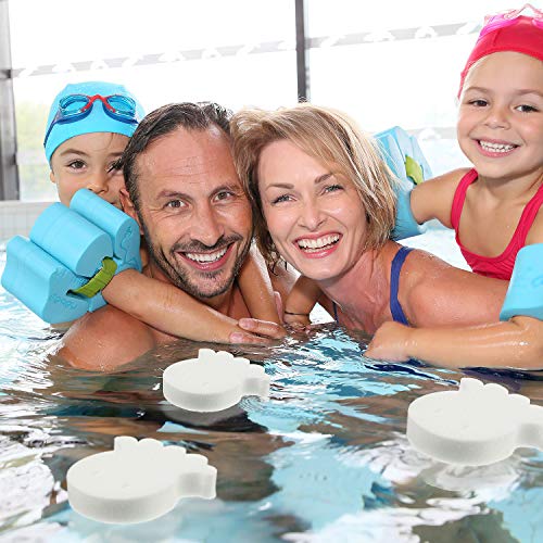 Image of Boao 16 Pieces Oil Absorbing Sponge for Hot Tub Swimming Pool and Spa(Octopus,White)