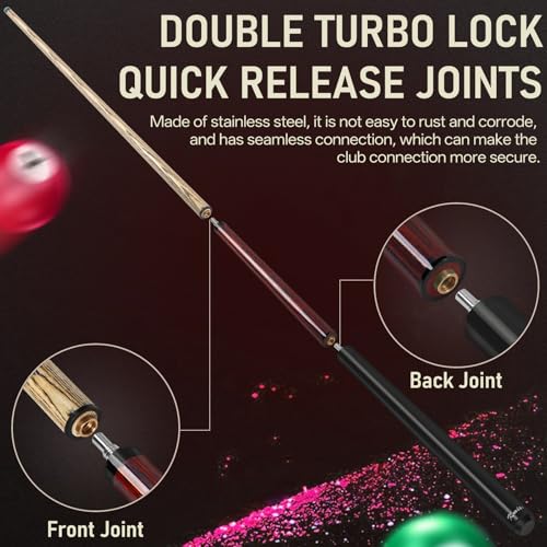 Taco de billar Kmise Break Jump de 56 pulgadas con punta 14mm miniatura 3