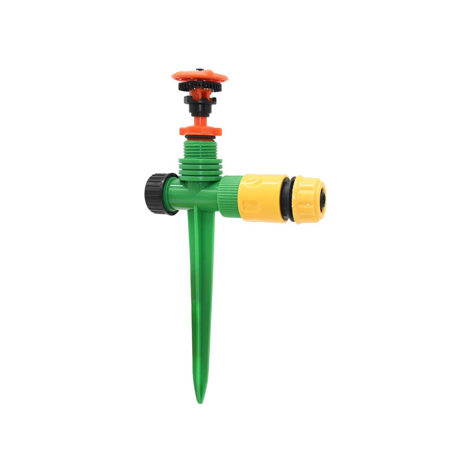 Irrigatore da giardino, Irrigatore rotante in plastica a 360 gradi | Irrigazione del frutteto del prato del giardino: irrigatori rotanti a 360 gradi, confezione da 10