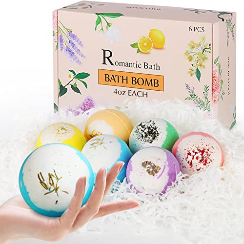 Vacplus Bathtub Bombs Set Bathe Bombs with Pure Substances and