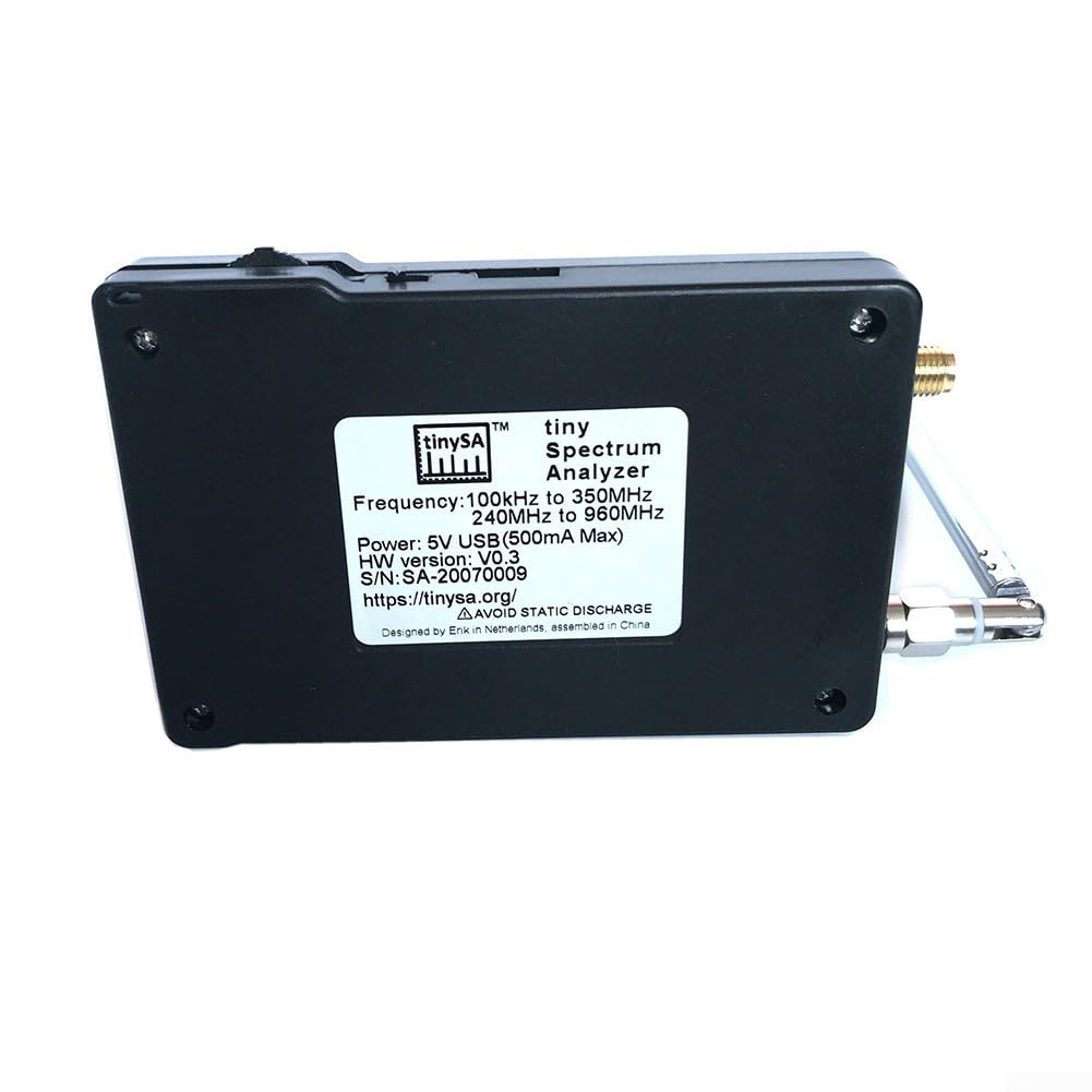 Analizador portátil del espectro del RF con el diseño compacto y la pantalla táctil Analizador del espectro del PDA de la pantalla táctil de 2.8 pulgadas pequeño analizador del espectro generador del