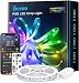LED Strip Lights, Govee Bluetooth Music Sync 16.4FT RGB Light Strips, App Control, Remote, Control Box LED Lights, Color Changing with 7 Scenes Mode for Home, Kitchen, Party, 3 Way Controls