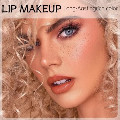 Image of Terracotta Coral Matte Lip Liner Pencil - Smooth & Moisturizing Lip Pencil for Precise Contour, Rich Color Payoff, Lightweight Everyday Lip Makeup, Twist-Up Design,02#