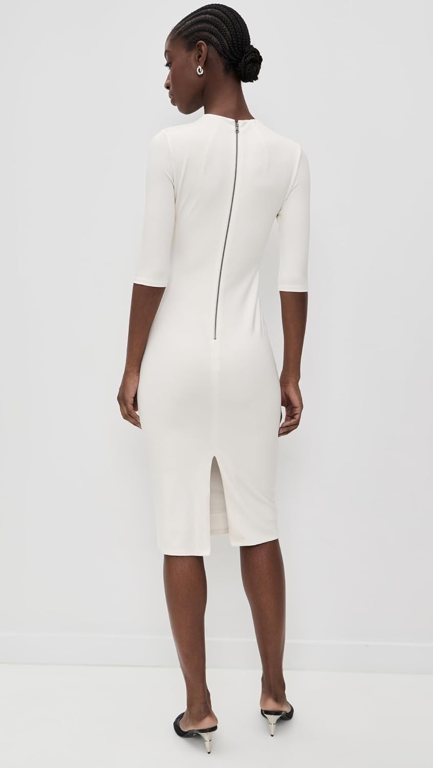 alice + olivia Women's Delora Fitted Mock Neck Dress - Image 3